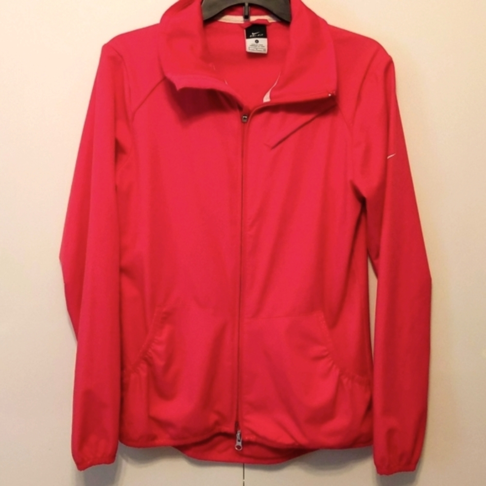 Nike Women's Dri-Fit Pink Full Zip Jacket Size SP